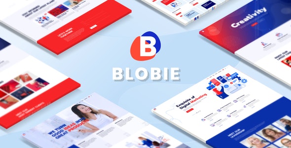 Blobie v1.3-多概念个性创意WordPress主题