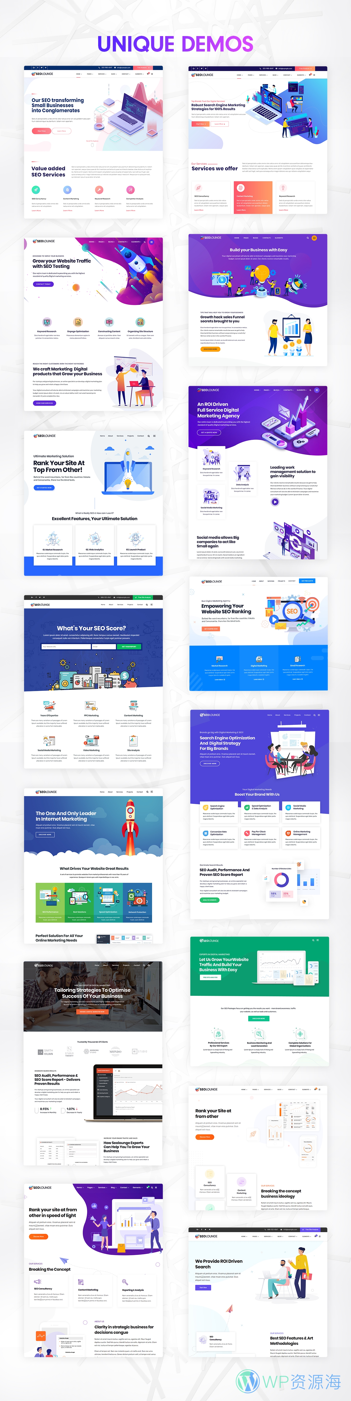 SEOLounge V2.3.0 – SEO优化/网络营销机构WordPress主题插图-WP资源海 SEOLounge V2.3.0 – SEO优化/网络营销机构WordPress主题插图-WP资源海