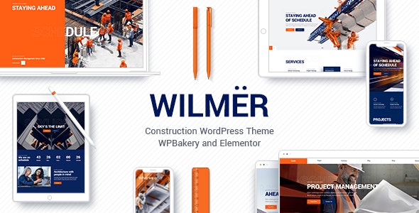 Wilmër 建筑施工 WordPress 主题