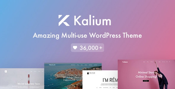 Kalium-非常专业且富有创意的WordPress精品主题