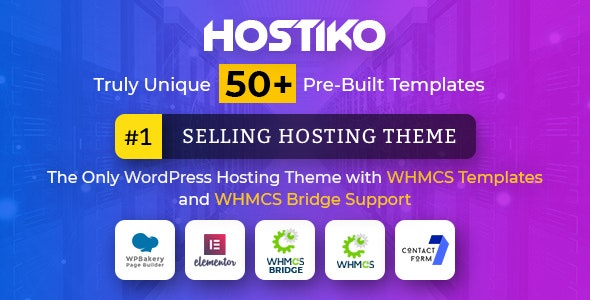 Hostiko-虚拟主机服务器网站托管WordPress+WHMCS主题