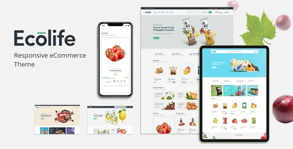 Ecolife v1.0.1-有机WooCommerce WordPress主题