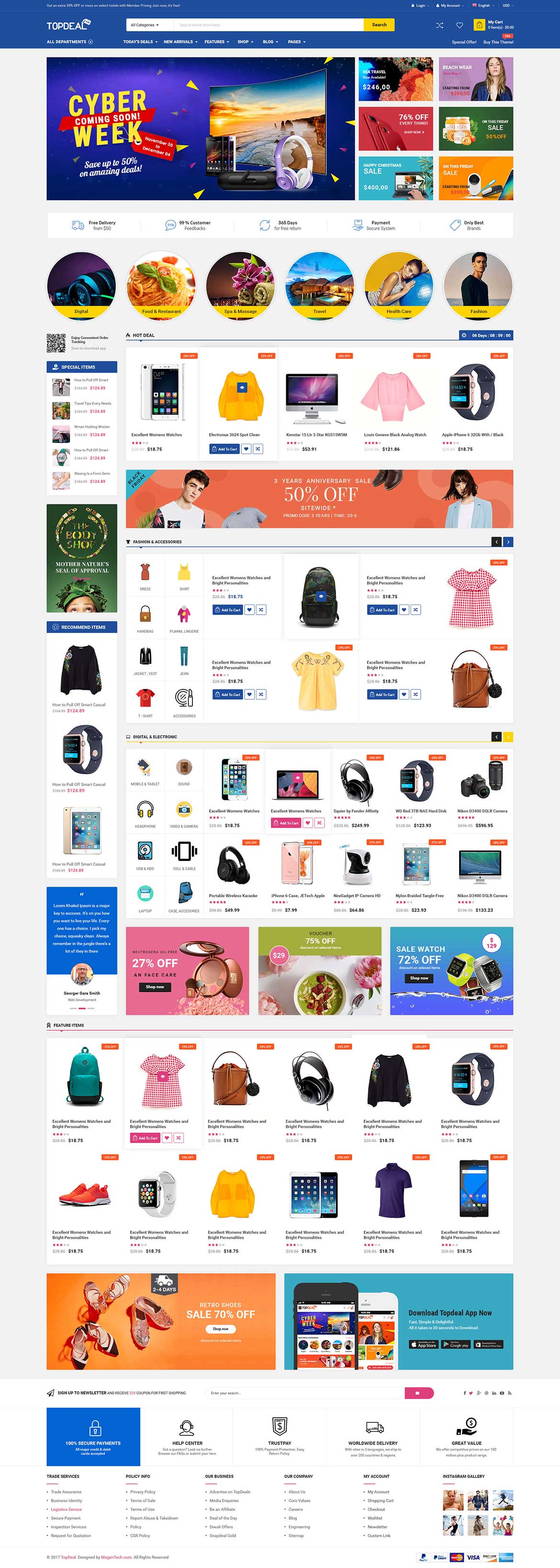 TopDeal-多卖家商城WordPress主题[更至v2.3.15]插图4-WP资源海