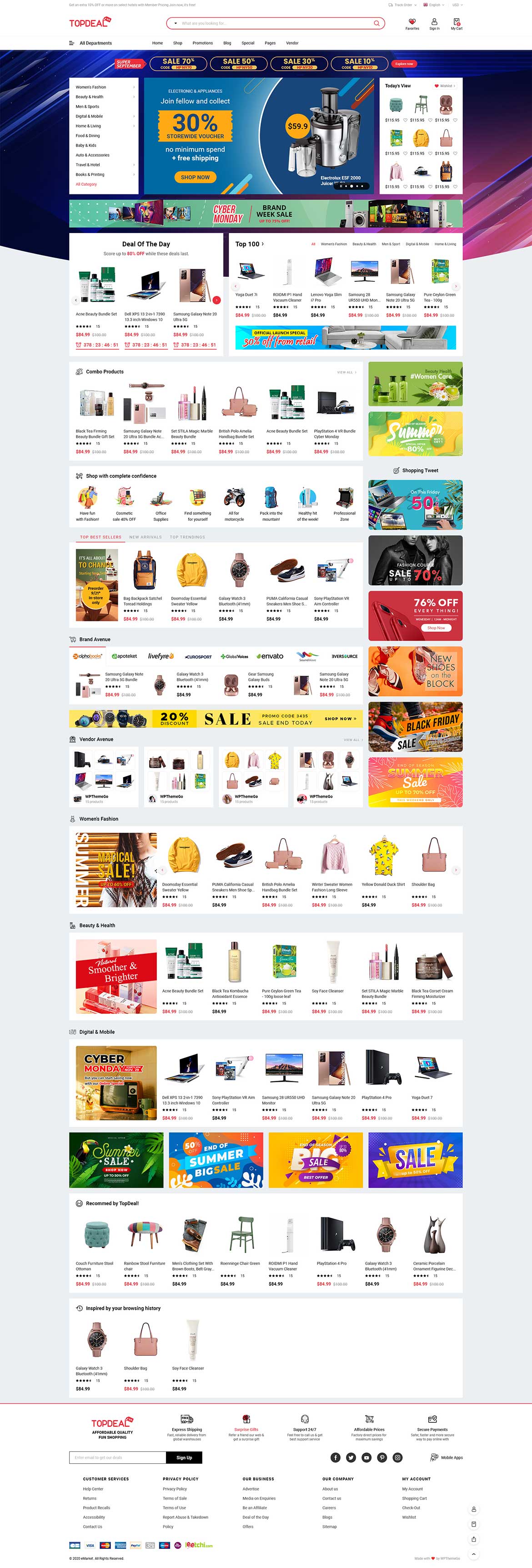 TopDeal-多卖家商城WordPress主题[更至v2.3.15]插图7-WP资源海