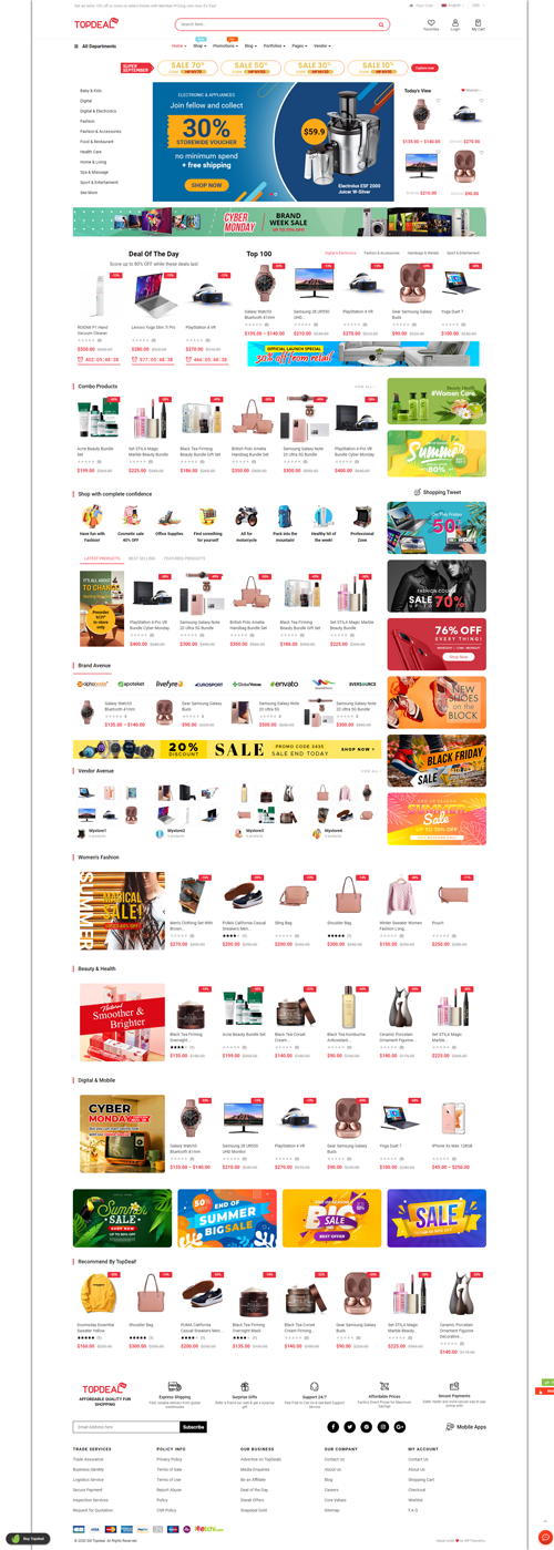 TopDeal-多卖家商城WordPress主题[更至v2.3.15]插图11-WP资源海