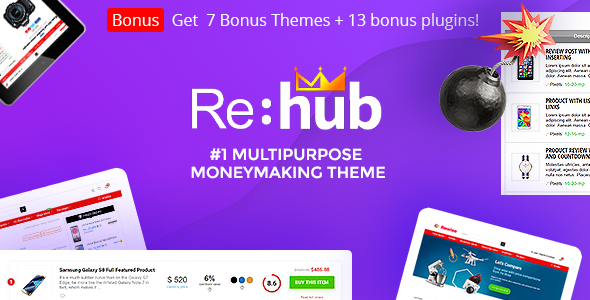 REHub-价格比较商城比价社区WordPress主题