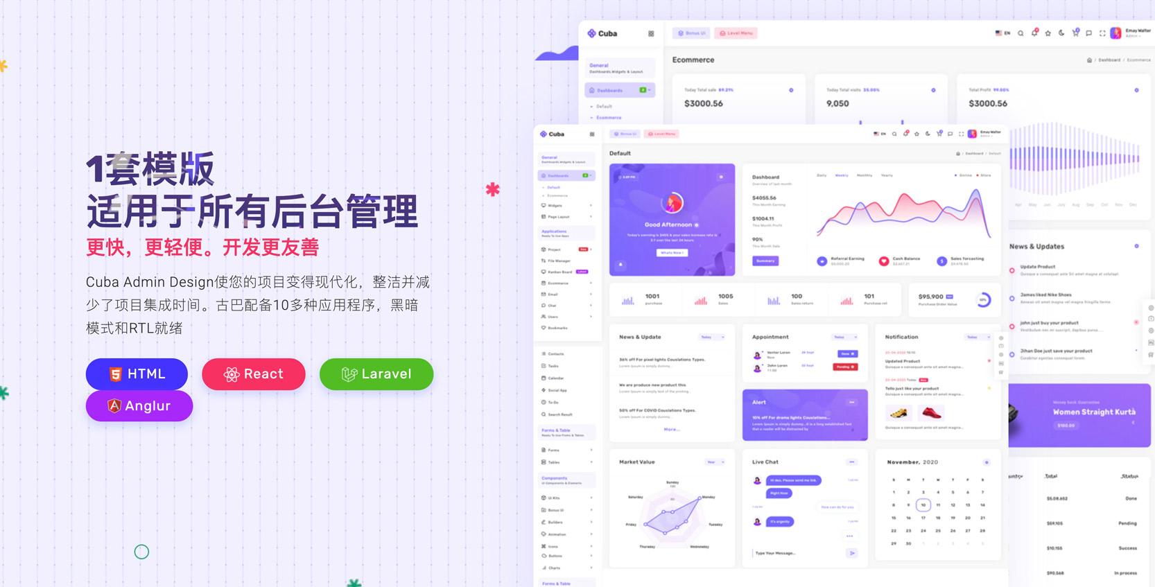 Cuba-多框架适配HTML后台管理模板插图2-WP资源海 Cuba-多框架适配HTML后台管理模板插图2-WP资源海