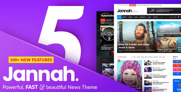 Jannah v5.0.7-新闻杂志/博客/论坛社区/AMP wordpress主题