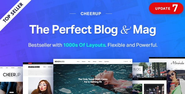 CheerUp v7.4.1-博客/杂志-WordPress博客主题