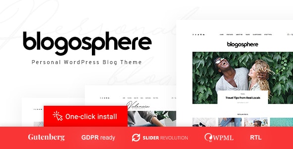 Blogosphere v1.1.1-多用途WordPress博客主题