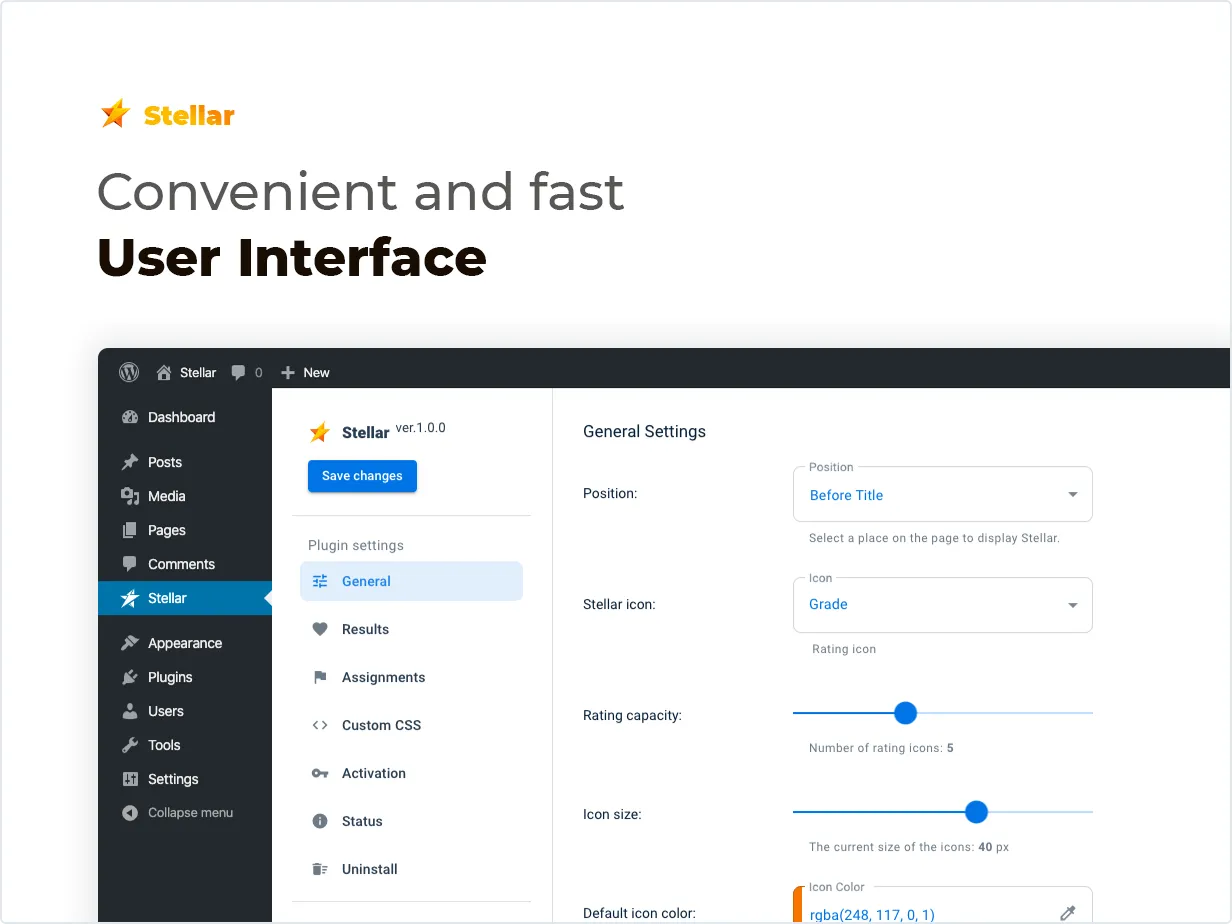 Stellar-星级评价评分打分WordPress插件插图4-WP资源海 Stellar-星级评价评分打分WordPress插件插图4-WP资源海