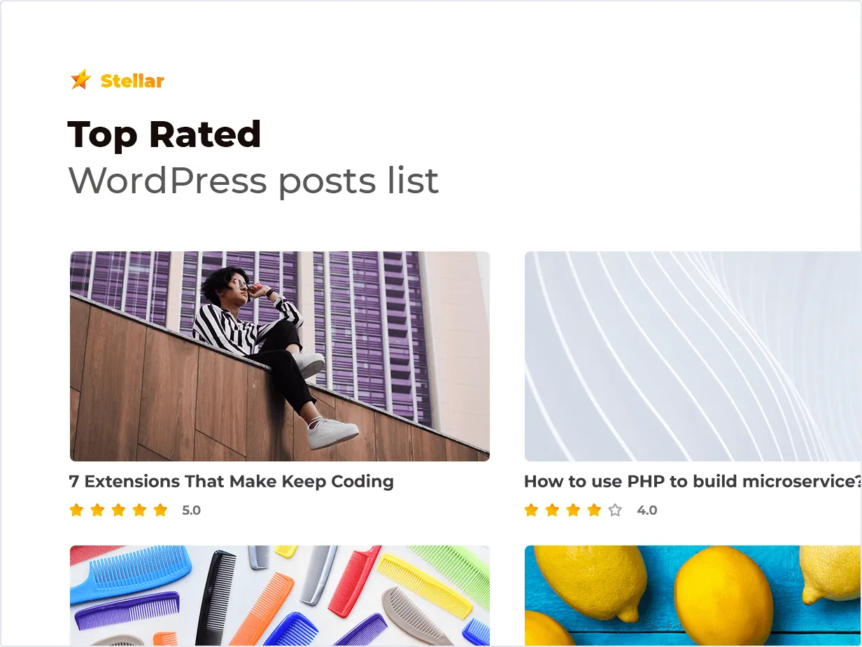 Stellar-星级评价评分打分WordPress插件插图2-WP资源海 Stellar-星级评价评分打分WordPress插件插图2-WP资源海