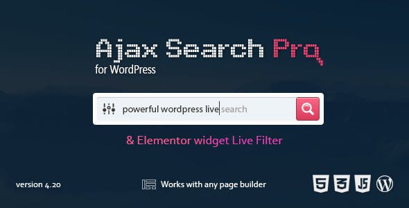 Ajax Search Pro-即时搜索与筛选WordPress插件