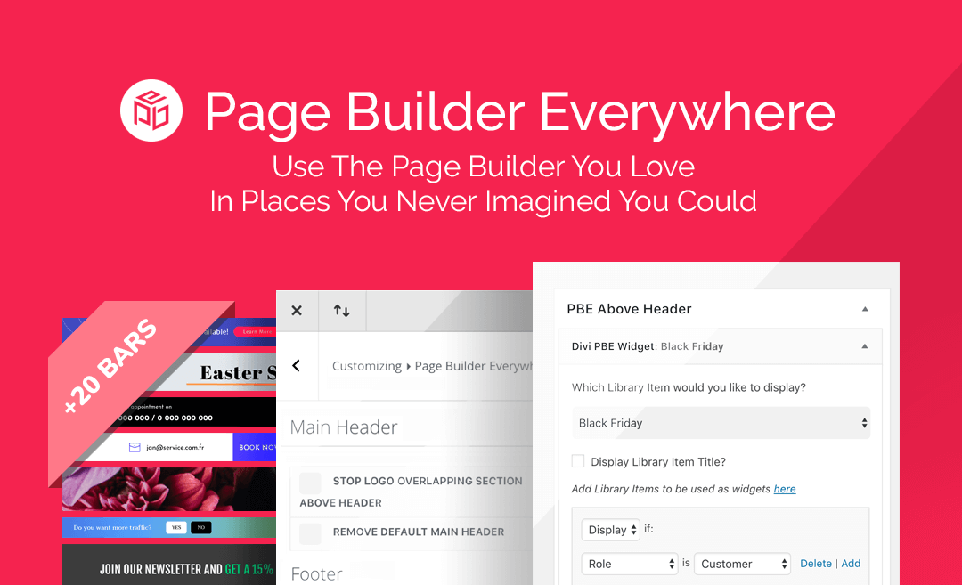 Divi Page Builder Everywhere-WP可视化页面编辑器插件[更至v3.1.13]