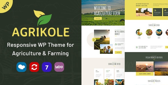Agrikole 农业与农场 WordPress 主题