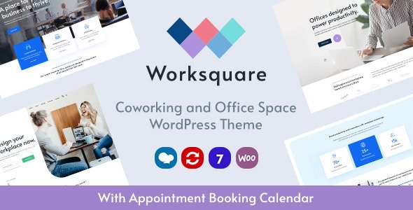 Worksquare v1.2-共享办公空间WordPress主题