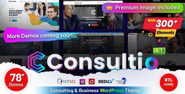 Consultio-商务金融财会咨询WordPress主题