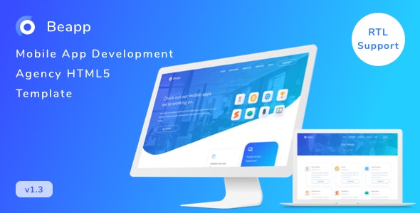 Beapp-APP下载网站HTML5模板[更至v1.3]