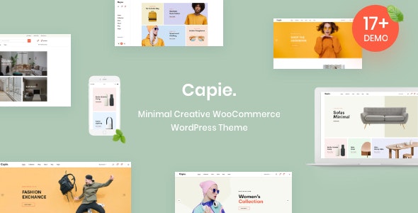 Capie–极简创意WooCommerce商城WordPress主题[更至v1.0.30]