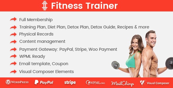 Fitness Trainer v1.5.4-健身会所VIP会员管理系统插件