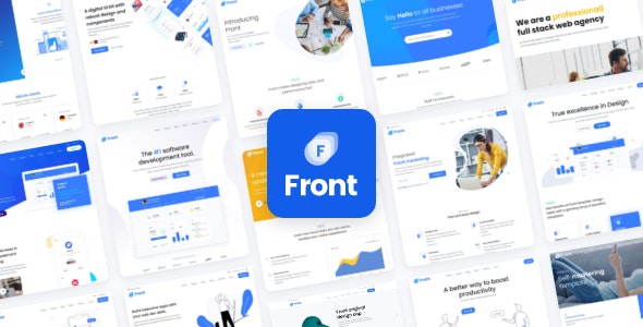 Front-多功能科技企业网站WordPress主题