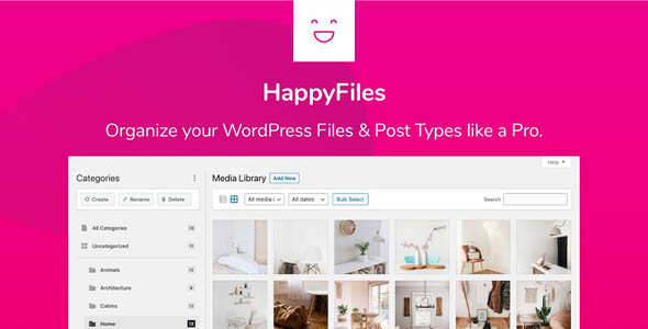 HappyFiles Pro–WordPress媒体库文件管理插件