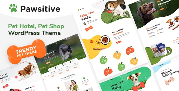 Pawsitive-可爱的宠物护理/宠物用品商城wordpress主题[更至v1.2.2]