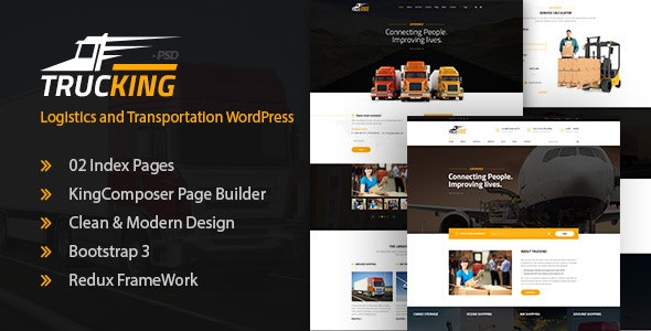 Trucking v1.18-快递/物流/货运公司wordpress主题