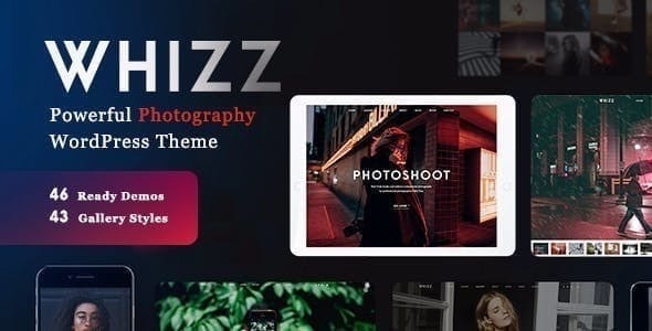 Whizz-WordPress摄影主题/摄影工作室作品展示