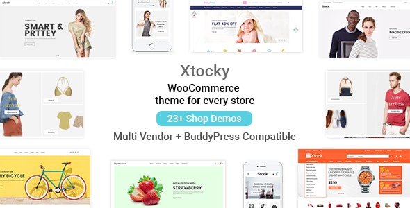 Xtocky-响应式多功能商城WooCommerce主题