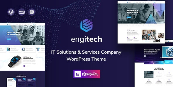 Engitech-IT解决方案/科技软件服务公司WordPress主题