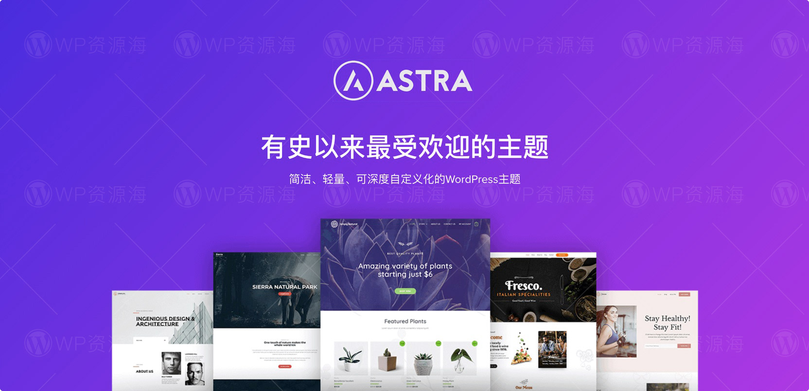 Astra–最受欢迎的WordPress免费主题