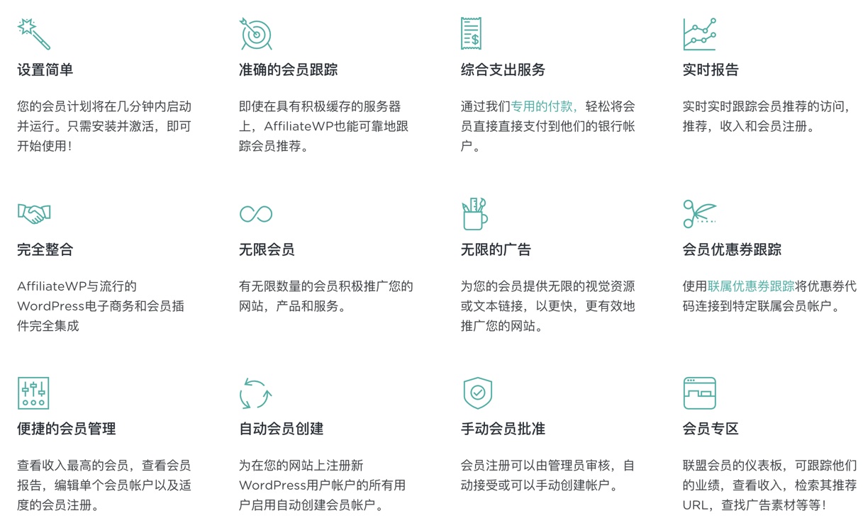 【全扩展】AffiliateWP 推广佣金/多级分销/代理加盟WordPress插件插图2-WP资源海 【全扩展】AffiliateWP 推广佣金/多级分销/代理加盟WordPress插件插图2-WP资源海