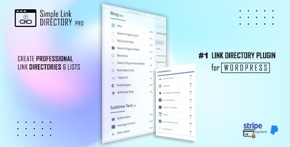 Simple Link Directory Pro–网站导航/链接目录/排行榜WordPress插件