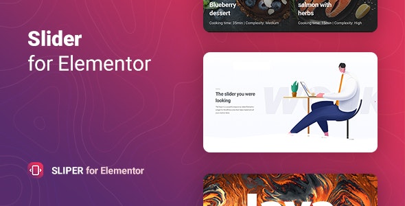 Sliper v1.0-Elementor的全屏轮播滑块插件