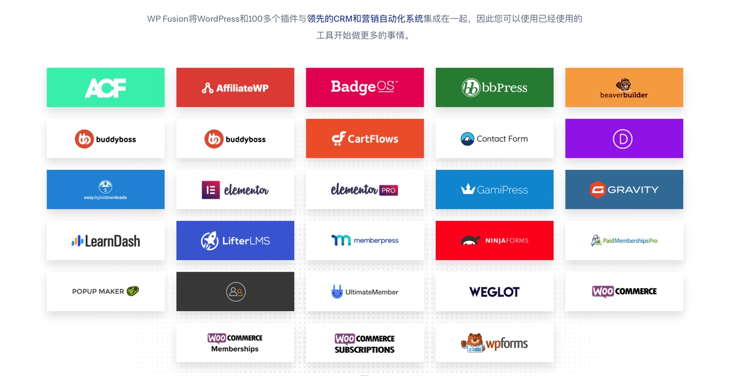WP Fusion-CRM客户管理与营销系统WordPress插件插图2-WP资源海 WP Fusion-CRM客户管理与营销系统WordPress插件插图2-WP资源海