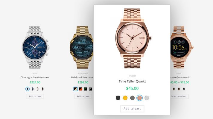 WooCommerce Variation Swatches Pro-Woo多颜色管理色板插件