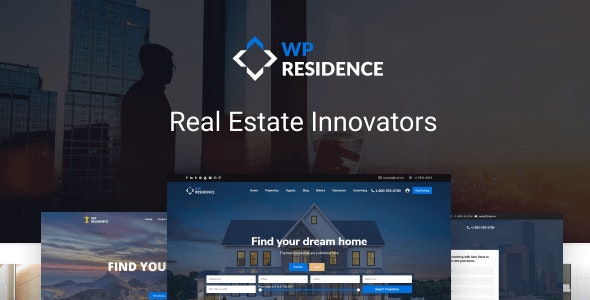 Residence-房地产房屋中介WordPress主题