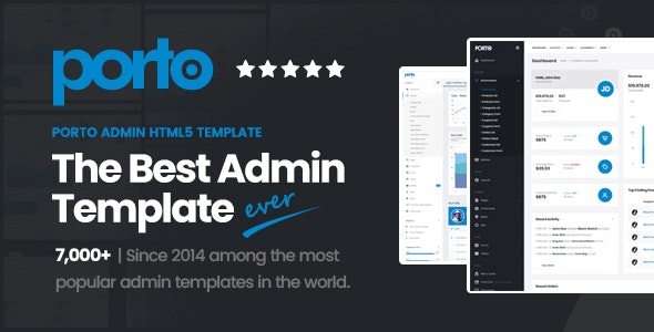 Porto Admin-HTML5响应式管理后台模板
