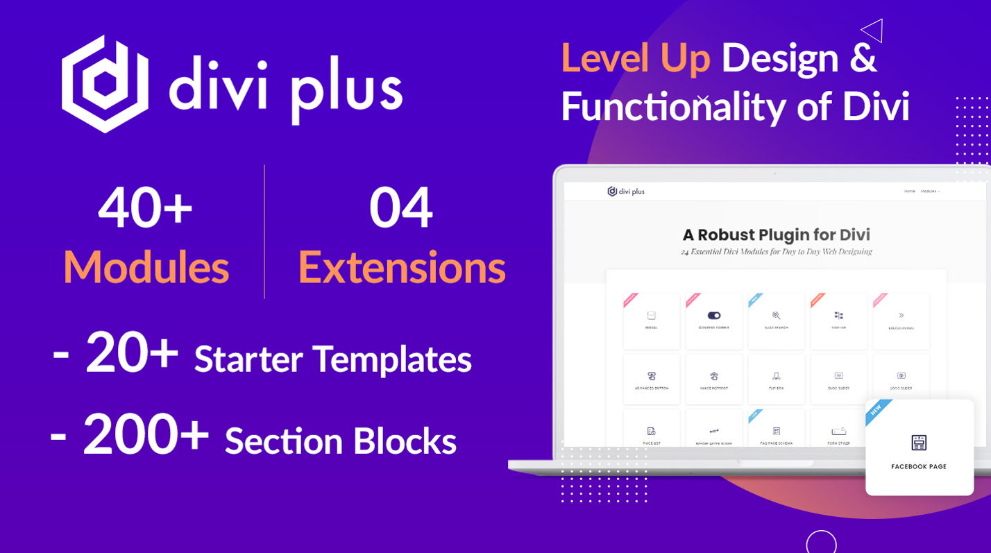 Divi Plus-用于Divi的高级功能扩展WordPress插件