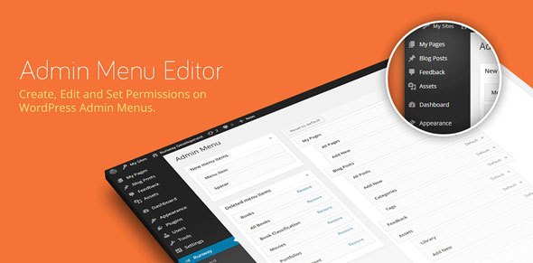 Admin Menu Editor Pro-后台菜单管理编辑器WordPress插件