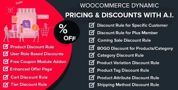 WooCommerce Dynamic Pricing & Discounts with AI-智能动态定价与折扣插件