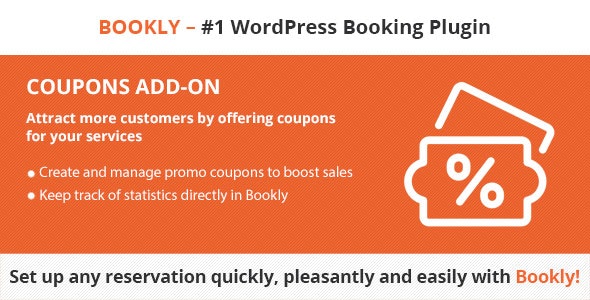 Bookly Coupons (Add-on)-Bookly优惠券功能扩展插件