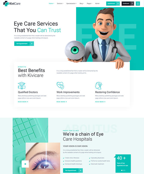 KiviCare-医疗诊所和患者管理WordPress主题插图8-WP资源海 KiviCare-医疗诊所和患者管理WordPress主题插图8-WP资源海