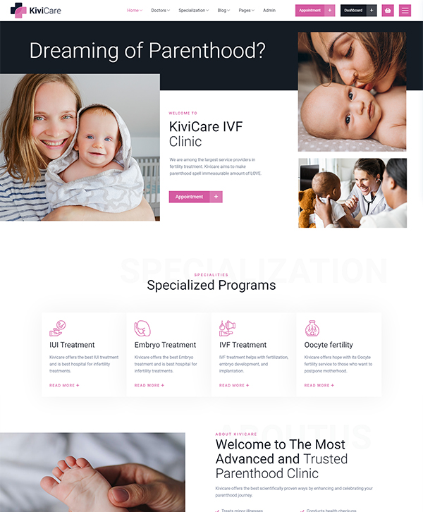 KiviCare-医疗诊所和患者管理WordPress主题插图9-WP资源海 KiviCare-医疗诊所和患者管理WordPress主题插图9-WP资源海