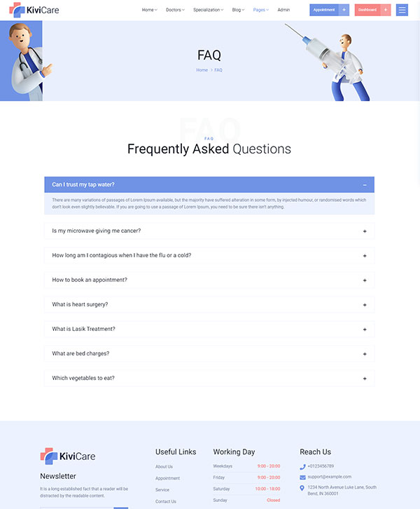 KiviCare-医疗诊所和患者管理WordPress主题插图15-WP资源海 KiviCare-医疗诊所和患者管理WordPress主题插图15-WP资源海