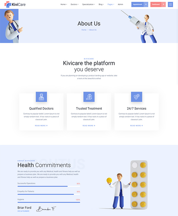 KiviCare-医疗诊所和患者管理WordPress主题插图14-WP资源海 KiviCare-医疗诊所和患者管理WordPress主题插图14-WP资源海