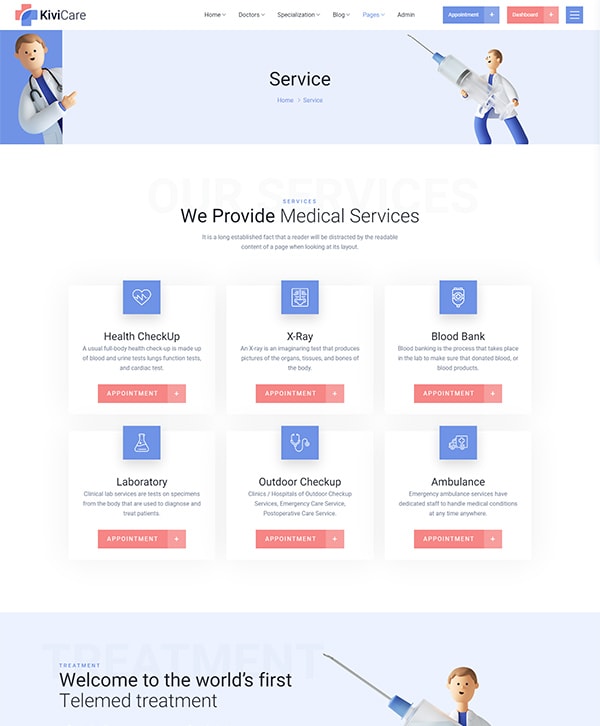 KiviCare-医疗诊所和患者管理WordPress主题插图17-WP资源海 KiviCare-医疗诊所和患者管理WordPress主题插图17-WP资源海