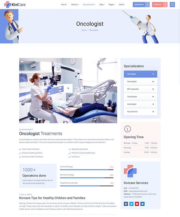 KiviCare-医疗诊所和患者管理WordPress主题插图23-WP资源海 KiviCare-医疗诊所和患者管理WordPress主题插图23-WP资源海