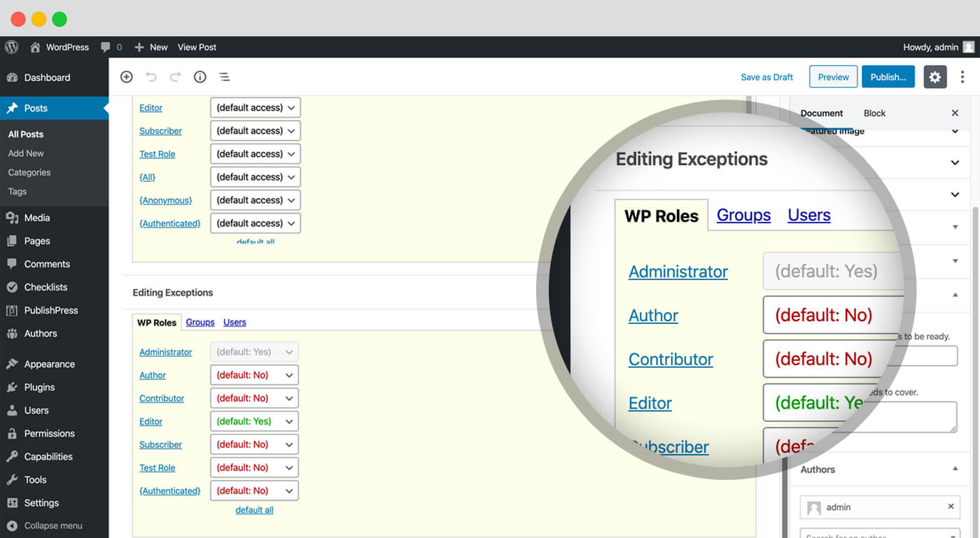 PublishPress Permissions Pro 内容权限管理 WordPress 插件插图2-WP资源海 PublishPress Permissions Pro 内容权限管理 WordPress 插件插图2-WP资源海